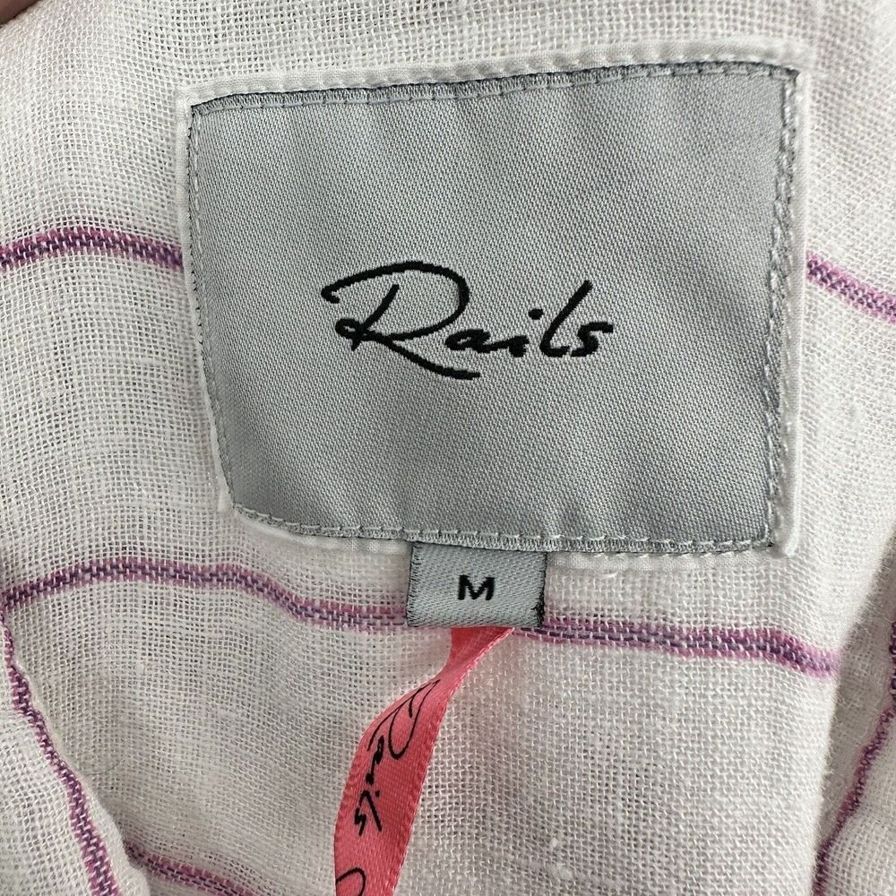 Rails X Free People Charli Button Down Shirt Line… - image 8